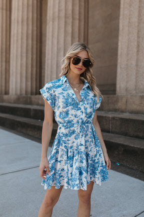 Amalfi Dress, alternate, color, Blue