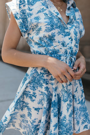 Amalfi Dress, alternate, color, Blue
