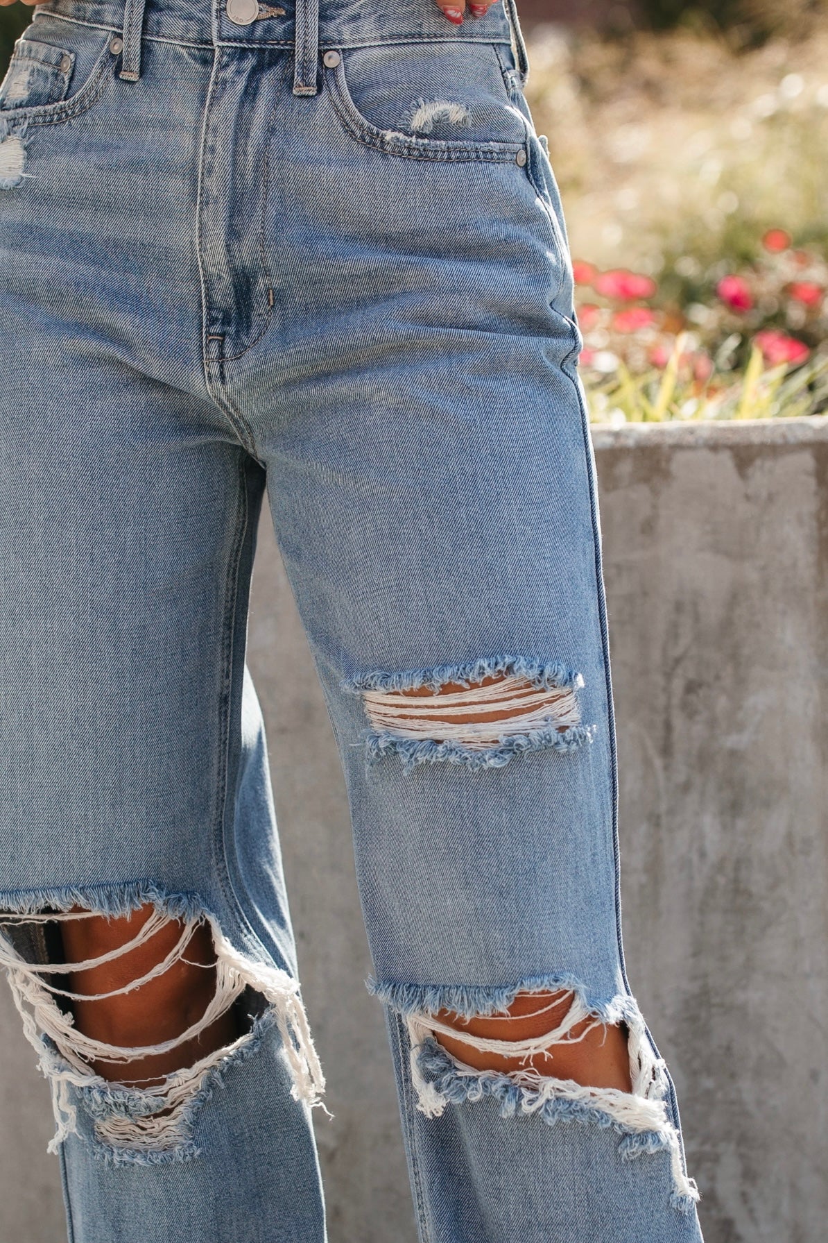 Catalina Jeans, alternate, color, Light Denim