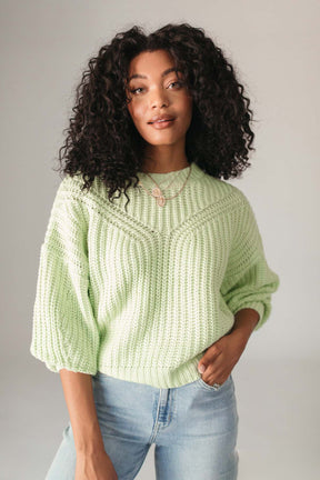 Cooper Sweater, Alternate, Color, Lime