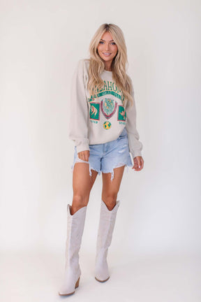 Oklahoma Sweatshirt, alternate, color, Ivory