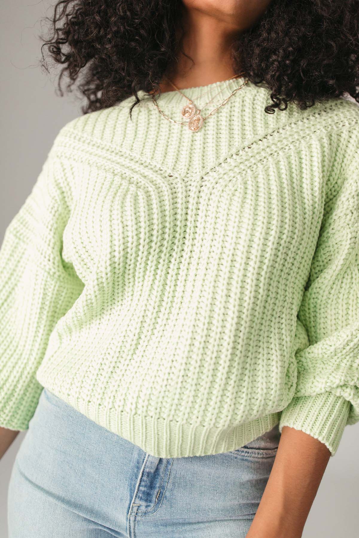 Cooper Sweater, Alternate, Color, Lime