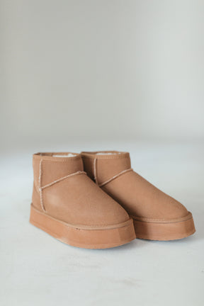 Frankie Chestnut Ankle Boots