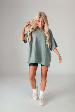 Casey Green Tee, Alternate, Color, Green