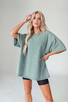 Casey Green Tee, Alternate, Color, Green