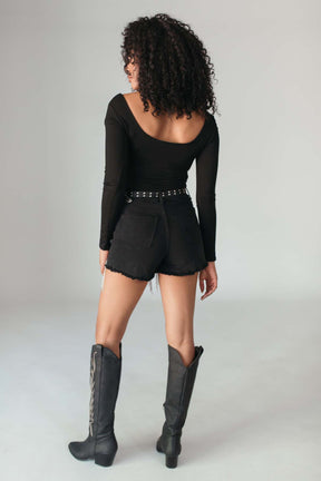 Maren Shorts, Alternate, Color, Black