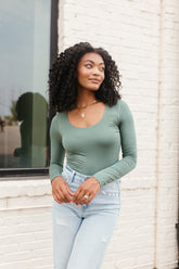Sophie Top, alternate, color, Jade