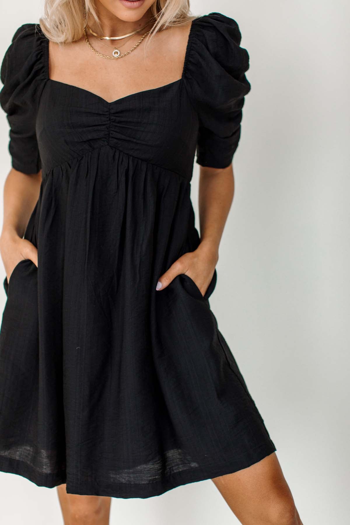 Sophia Dress, alternate, color, Black