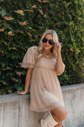 Lola Dress, alternate, color, Taupe