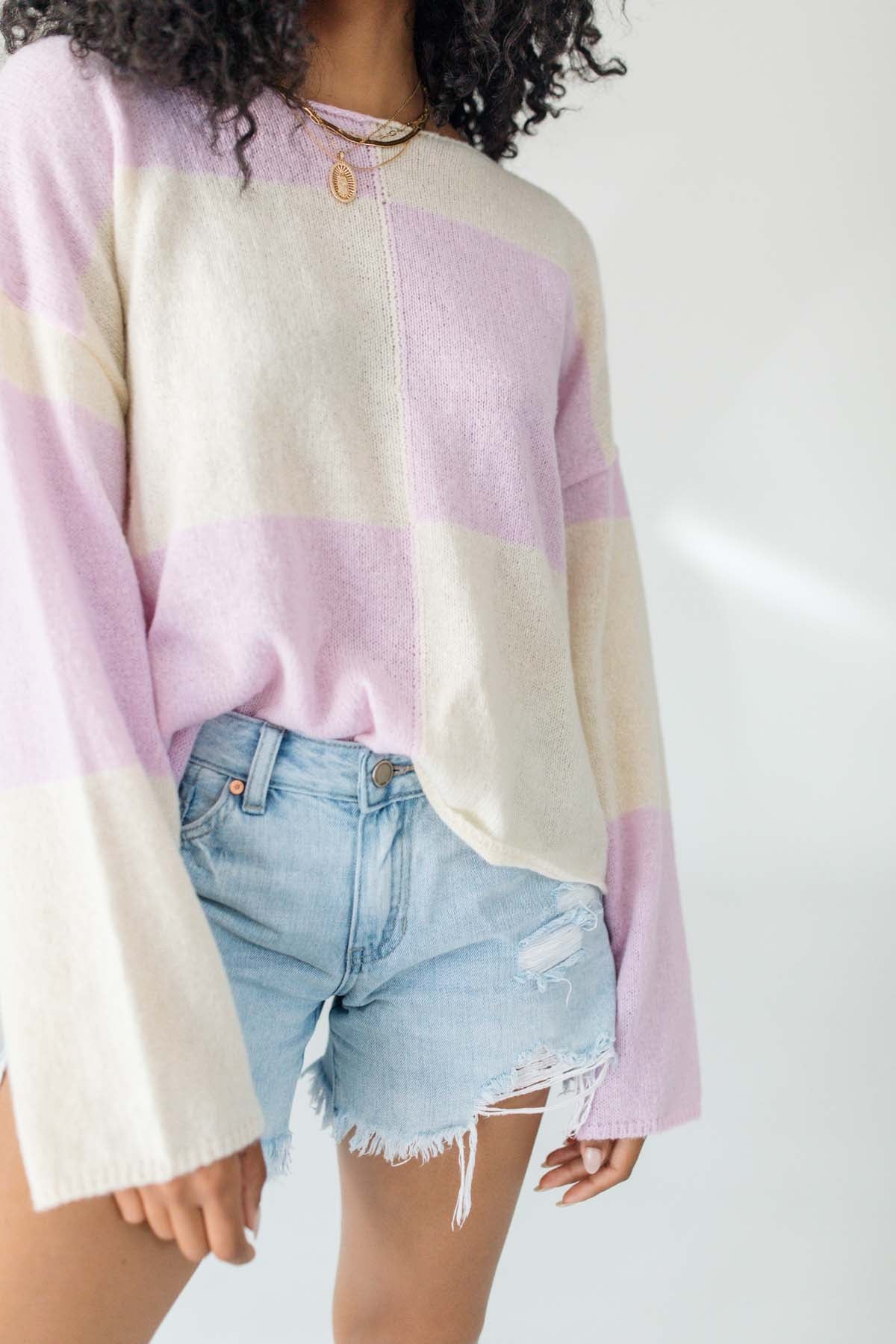 Jemma Sweater, alternate, color, Lavender