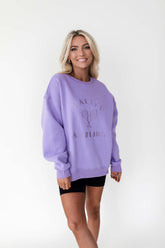 Malibu Lavender Tennis Sweatshirt, alternate, color, Lavender