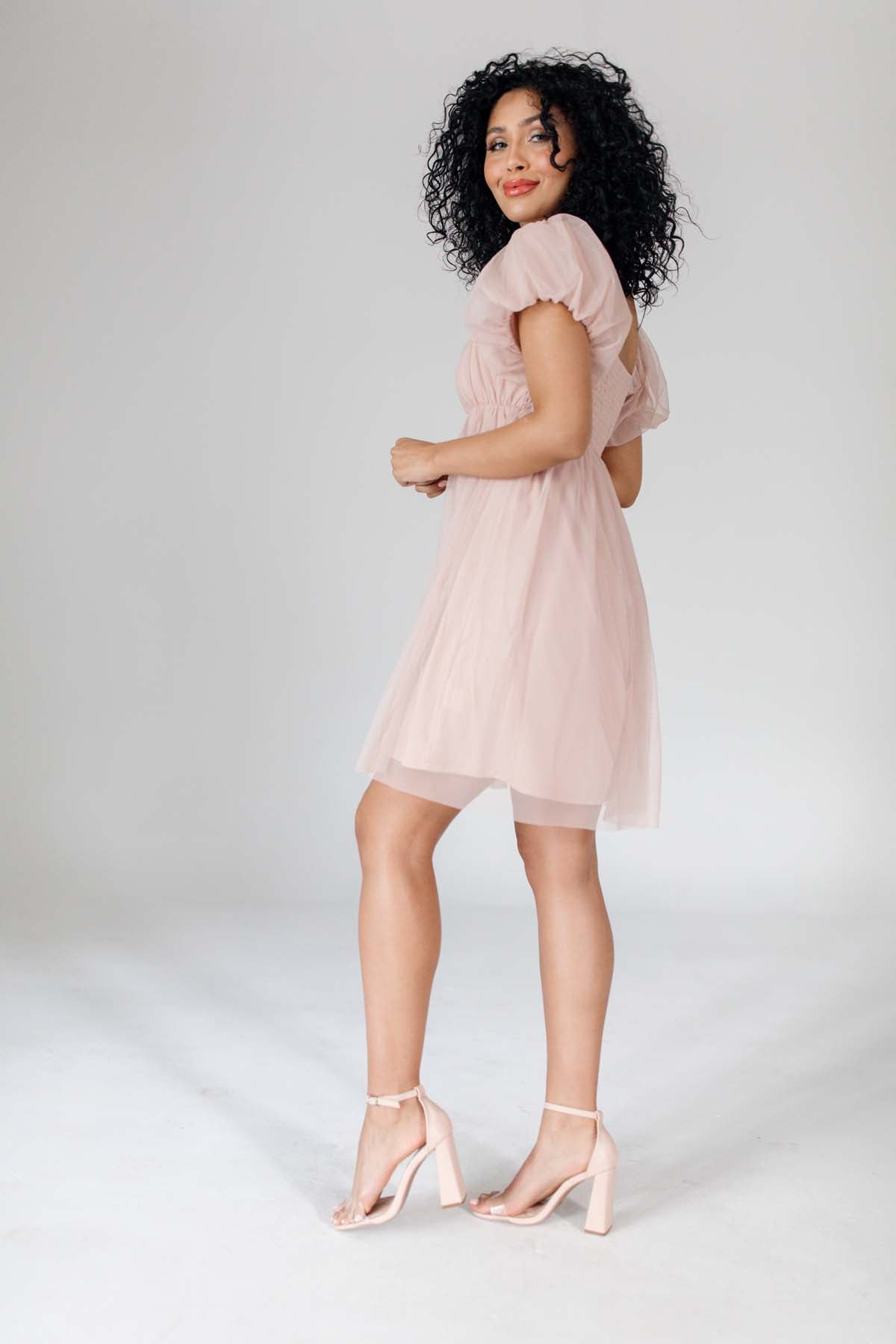 Olivia Dress, alternate, color, Blush