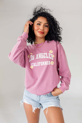 Los Angeles Pullover, alternate, color, Orchid