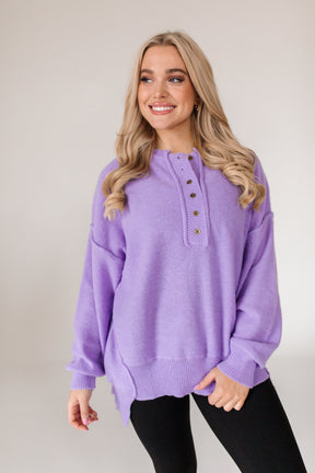 Kayla Lavender Sweater, Alternate, Color, Lavender