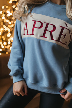 Après Sweatshirt, alternate, color, Steel Blue