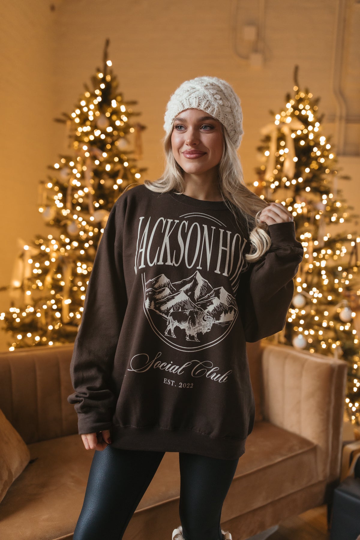 Jackson Hole Sweatshirt, alternate, color, Chocolate