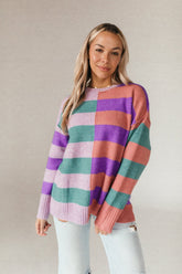 Kathryn Striped Sweater, Alternate, Color, Multi