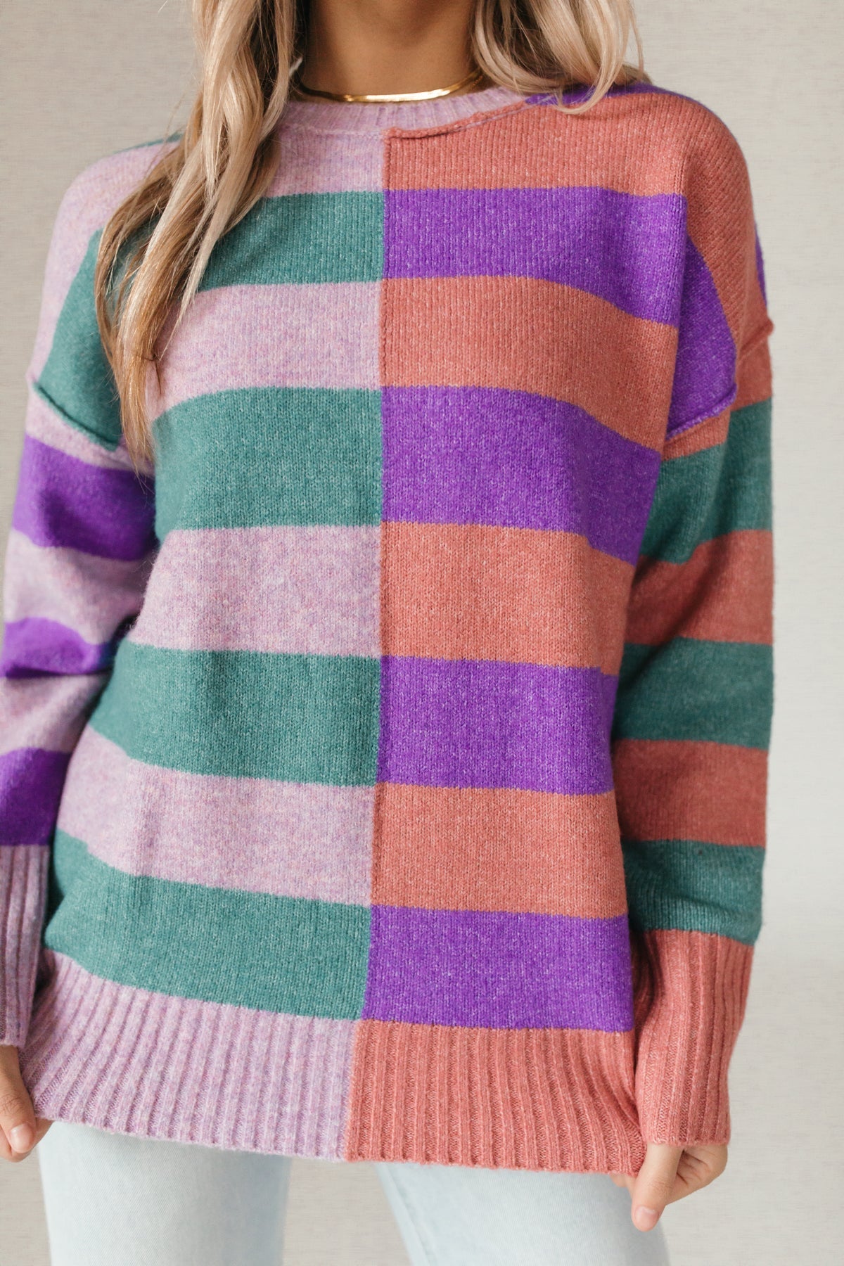 Kathryn Striped Sweater, Alternate, Color, Multi
