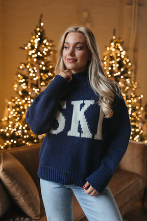 Ski Sweater, alternate, color, Navy