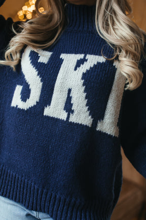 Ski Sweater, alternate, color, Navy