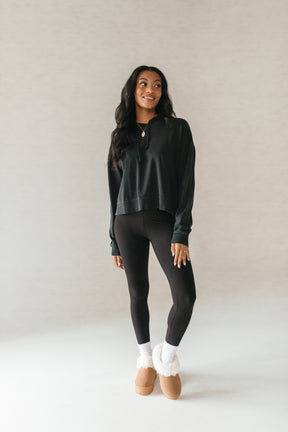 Everyday Black Hoodie, alternate, color, Black