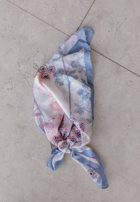 Periwinkle Paisley Headscarf, alternate, color, Periwinkle 