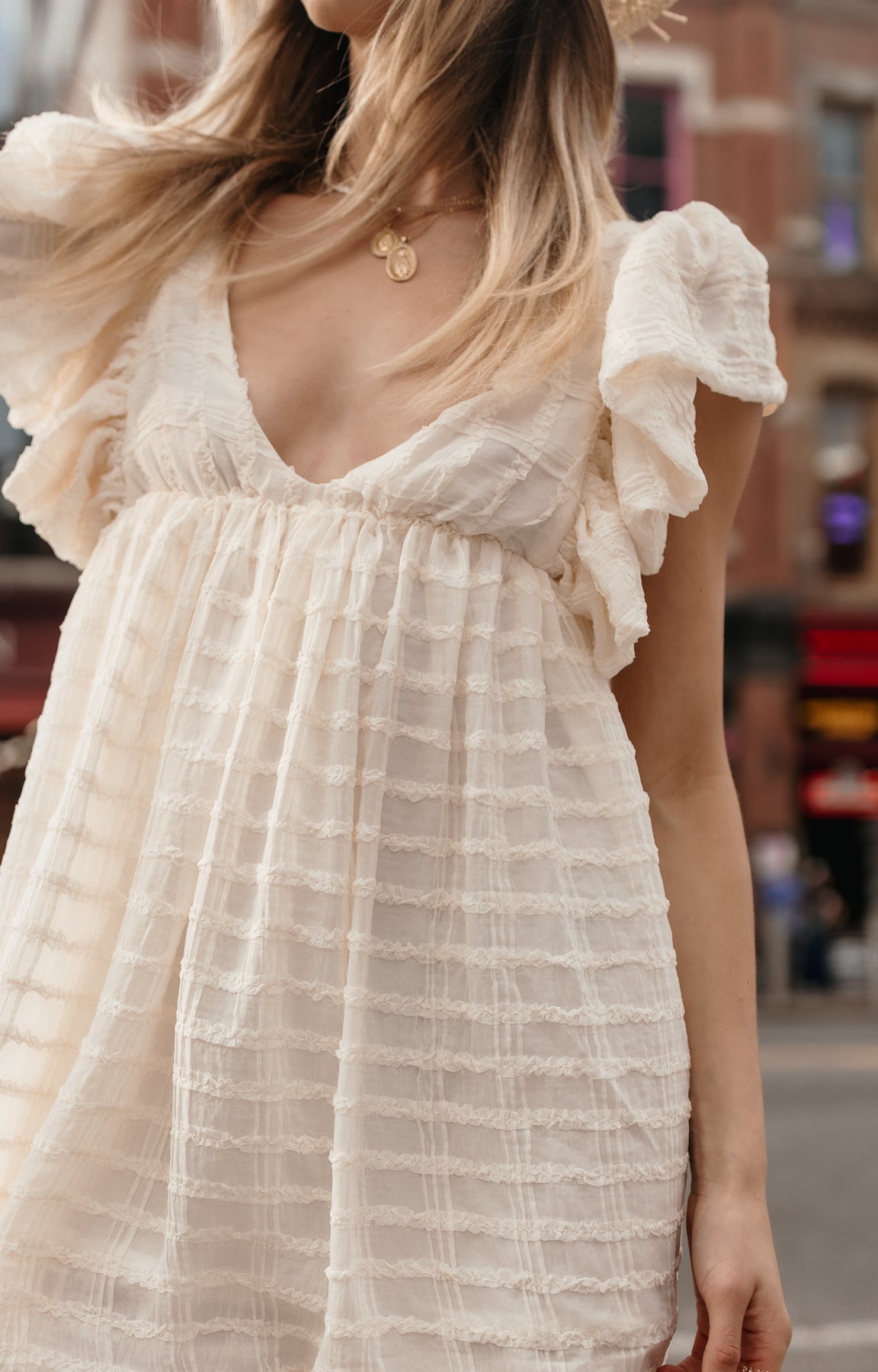 Savannah Dress, alternate, color, Ivory