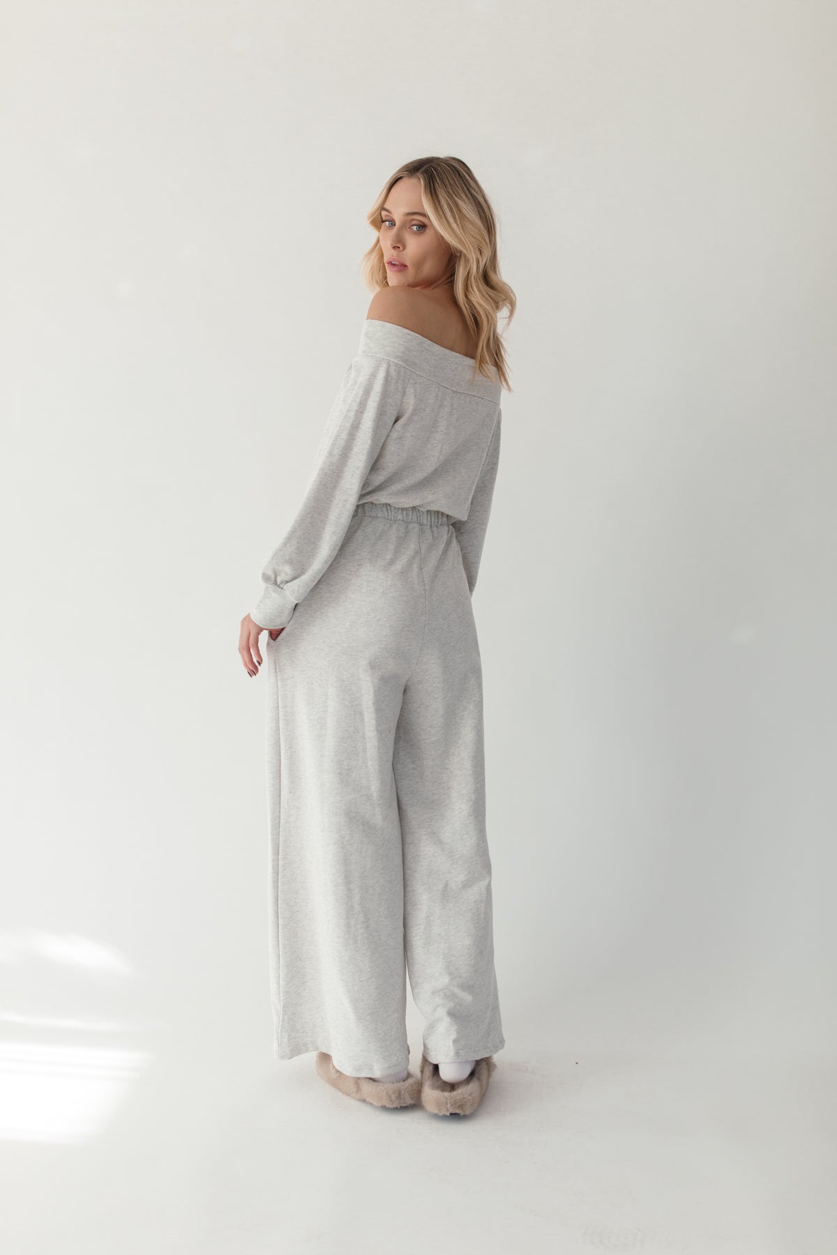 Tyler Jumpsuit, alternate, color, Heather Gray