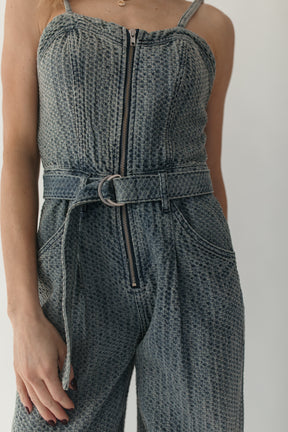 Melissa Jumpsuit, alternate, color, Light Denim