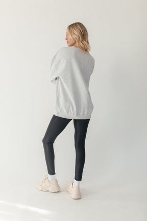 Lazy Sunday Sweatshirt, alternate, color, Light Heather Gray