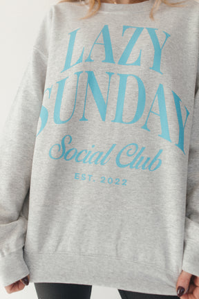 Lazy Sunday Sweatshirt, alternate, color, Light Heather Gray