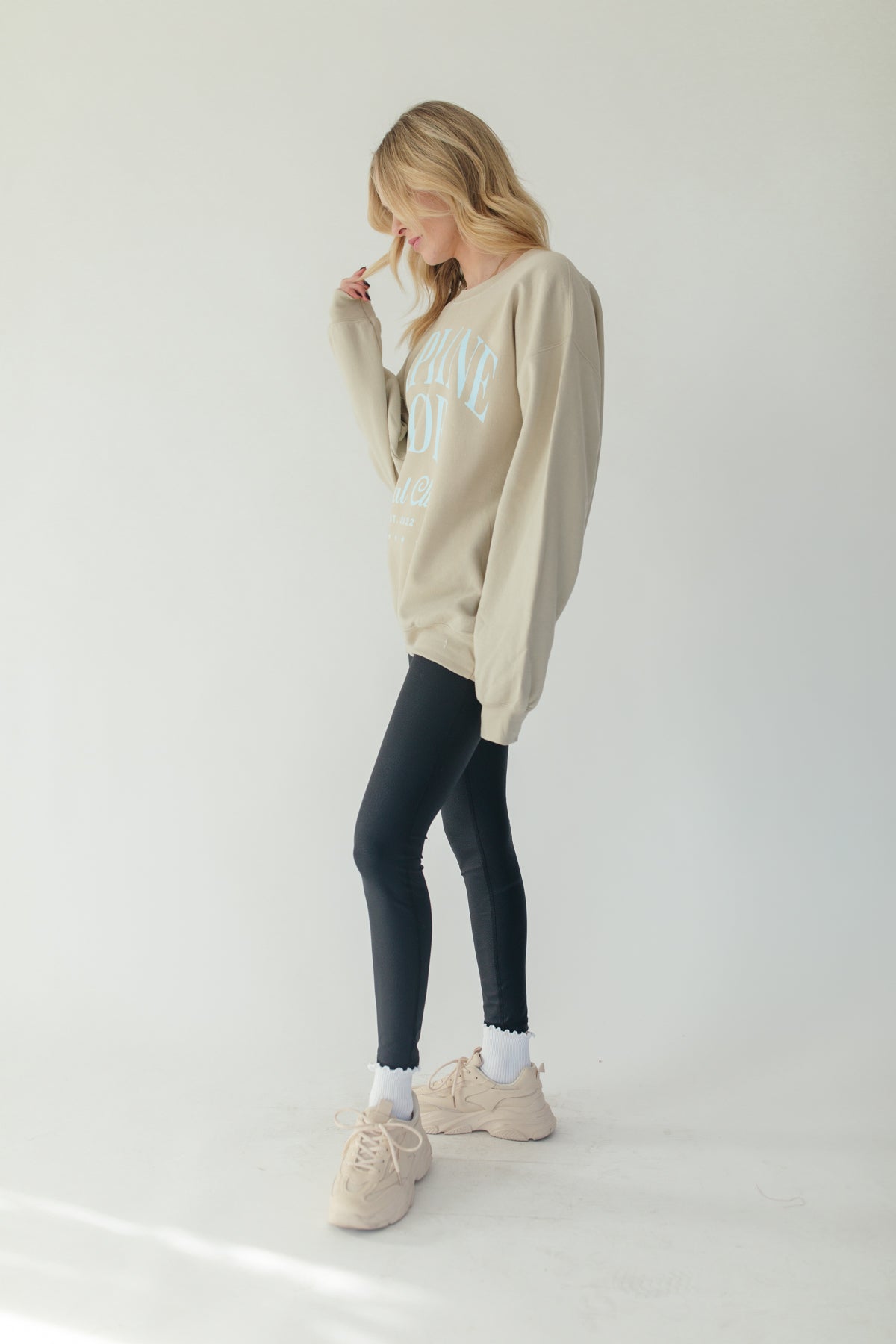 Airplane Mode Sweatshirt, alternate, color, Beige