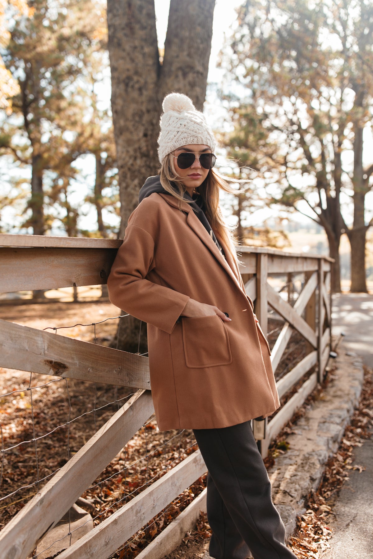 Katherine Peacoat, alternate, color, Tan