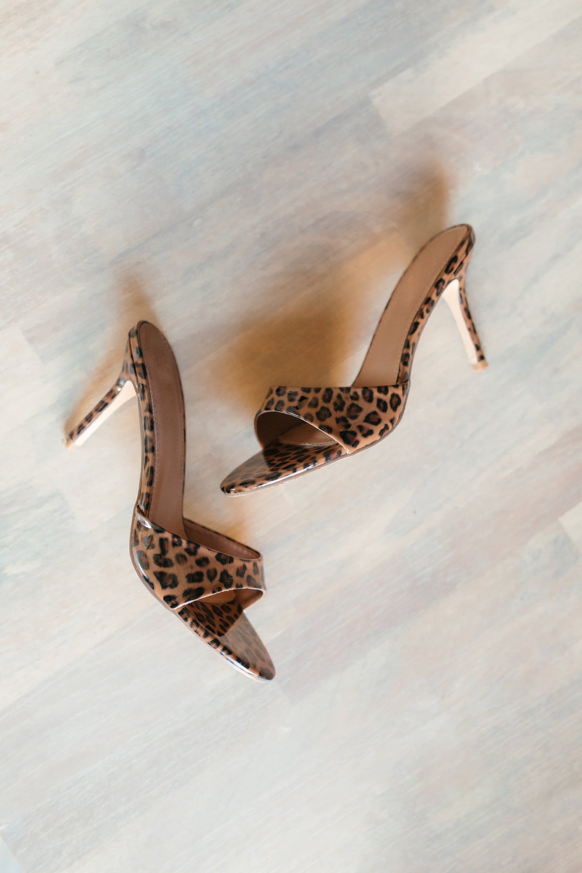 Leopard Heels 7.5 Brown