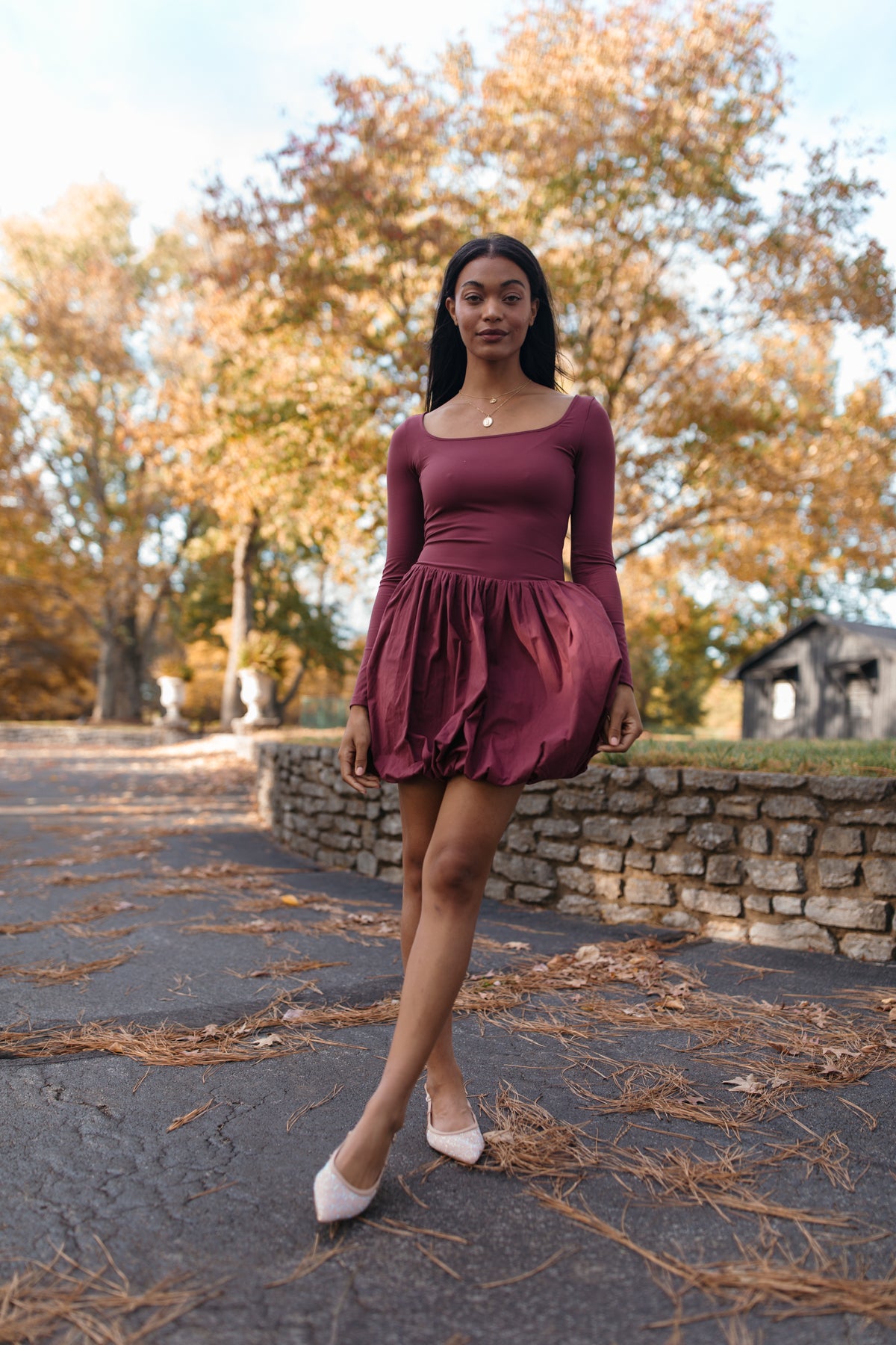 Carter Plum Dress, alternate, color, Plum