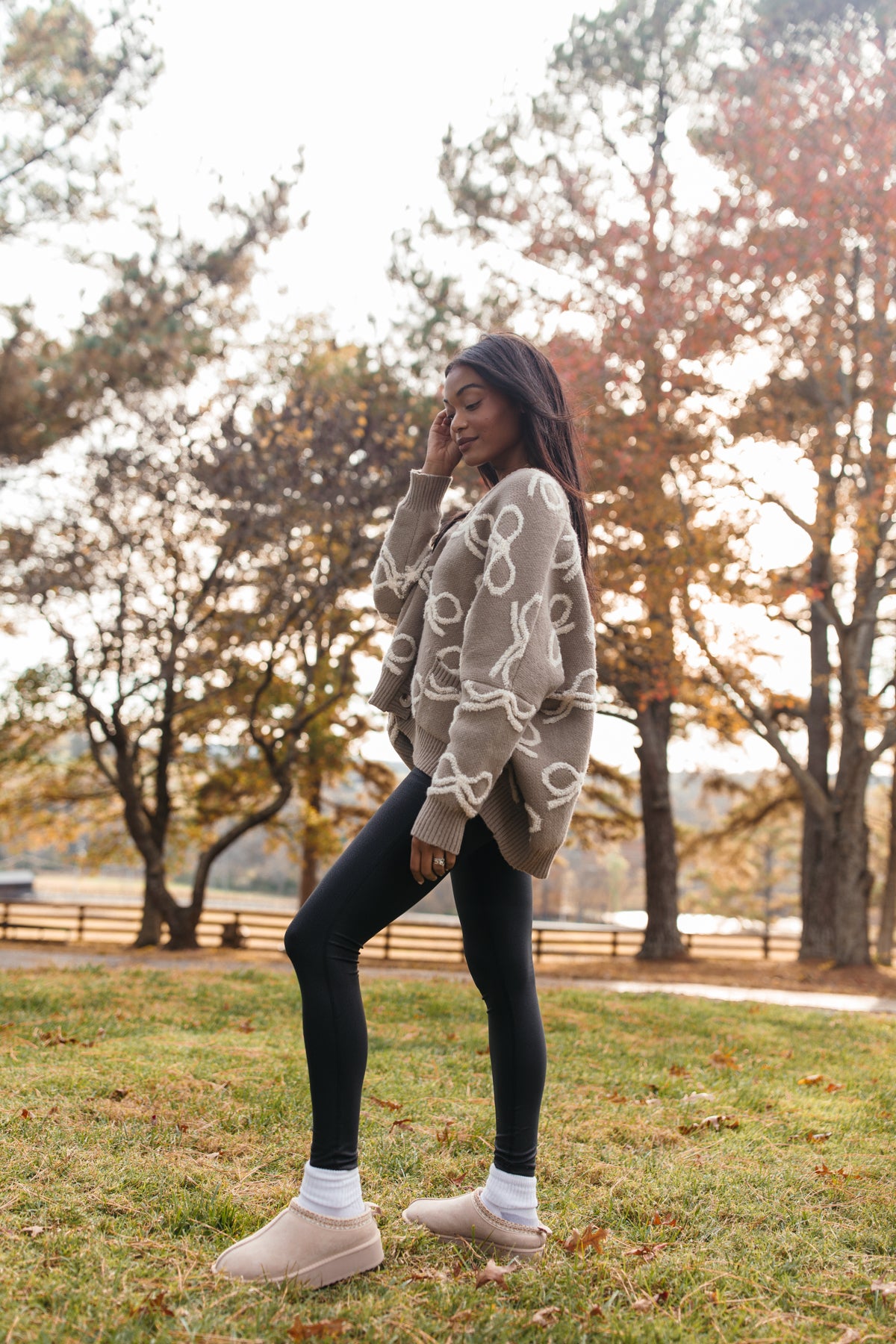 Adalyn Cardigan, alternate, color, Taupe