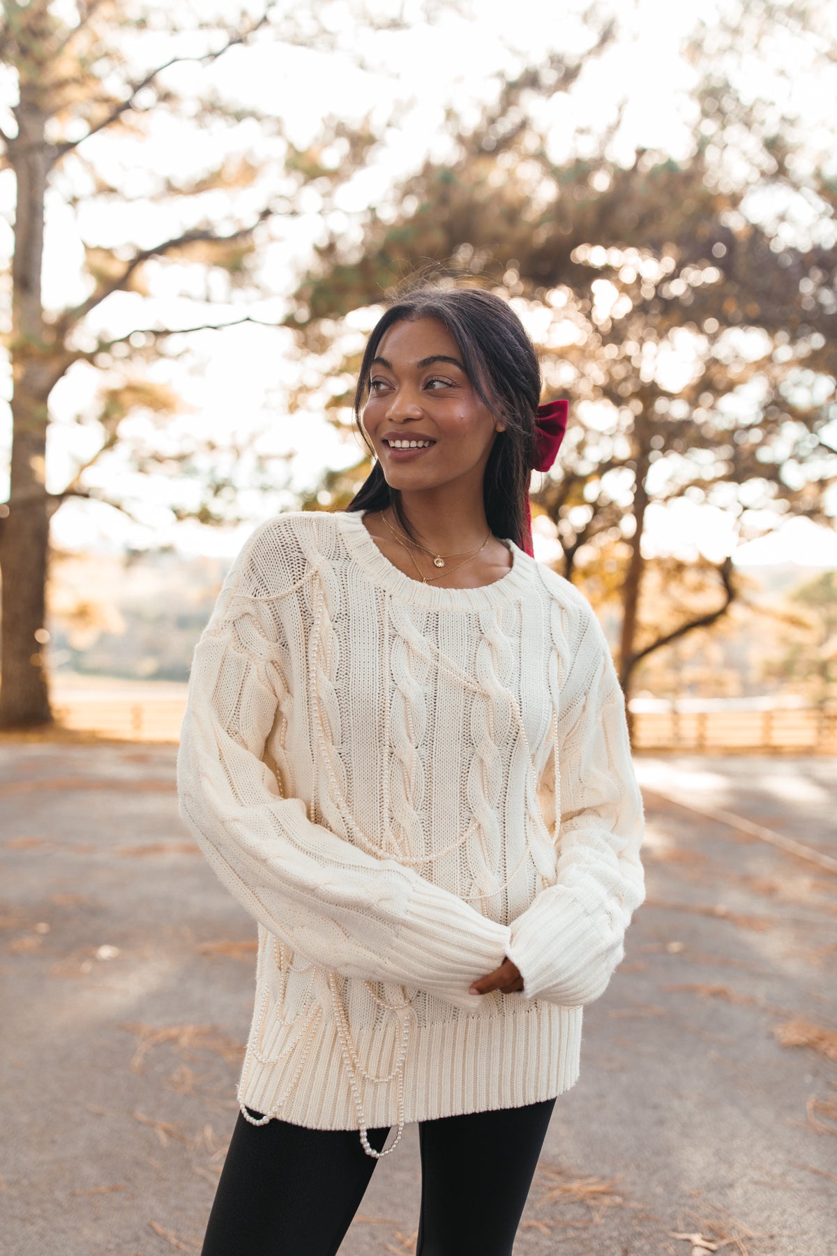 Camila Sweater, alternate, color, Ivory