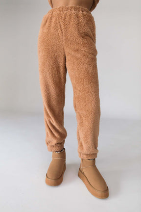 Aubrey Cozy Joggers, Alternate, Color, Tan