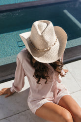 Vida Hat, alternate, color, Ivory