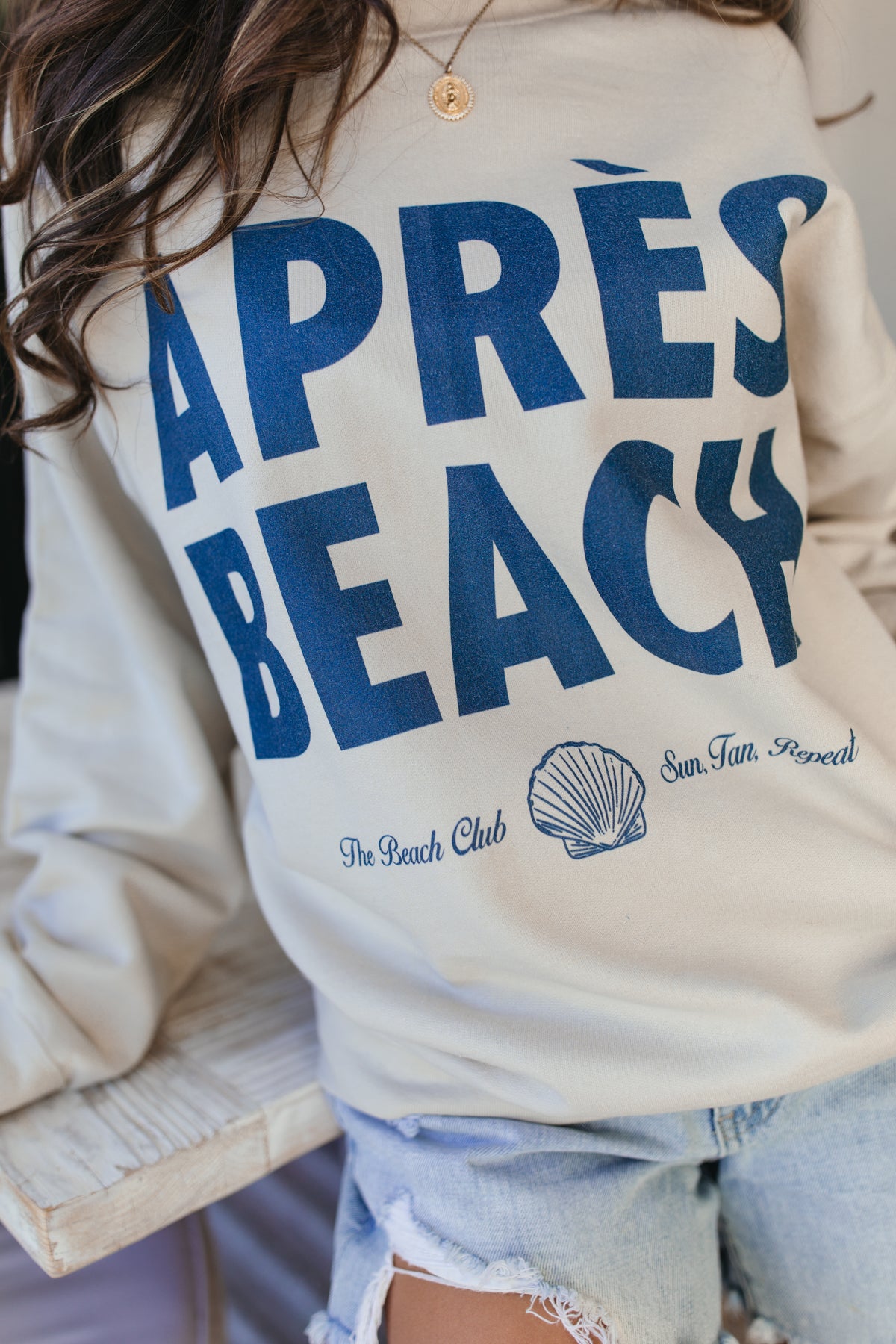 Après Beach Tan Sweatshirt, alternate, color, Tan