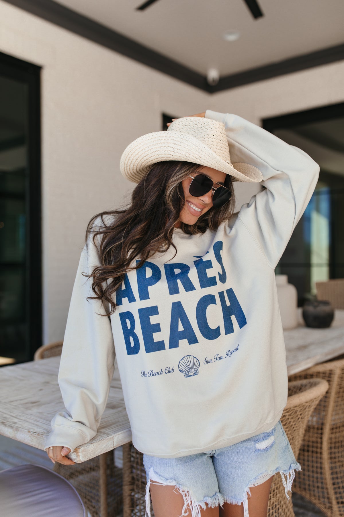 Après Beach Tan Sweatshirt, alternate, color, Tan