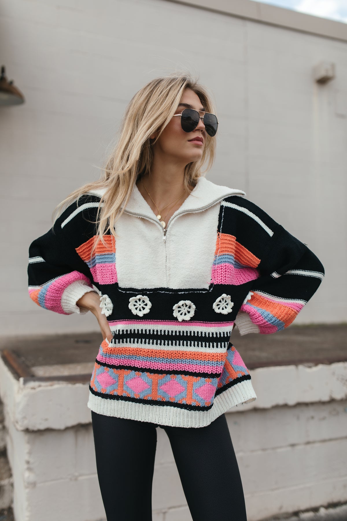 Jett Pullover, alternate, color, Multicolor