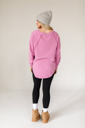 Amara Lightweight Sweater, Alternate, Color, Orchid