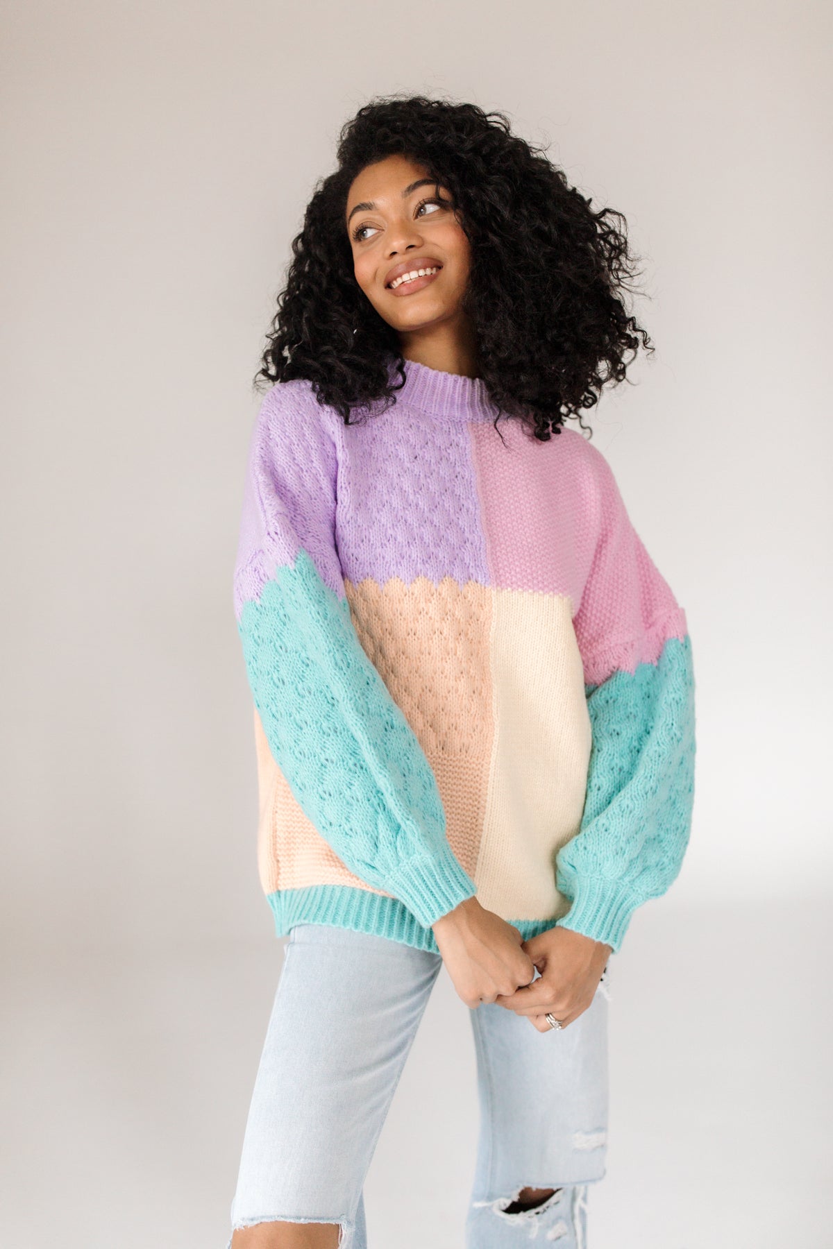 Macie Sweater, Alternate, Color, Multi