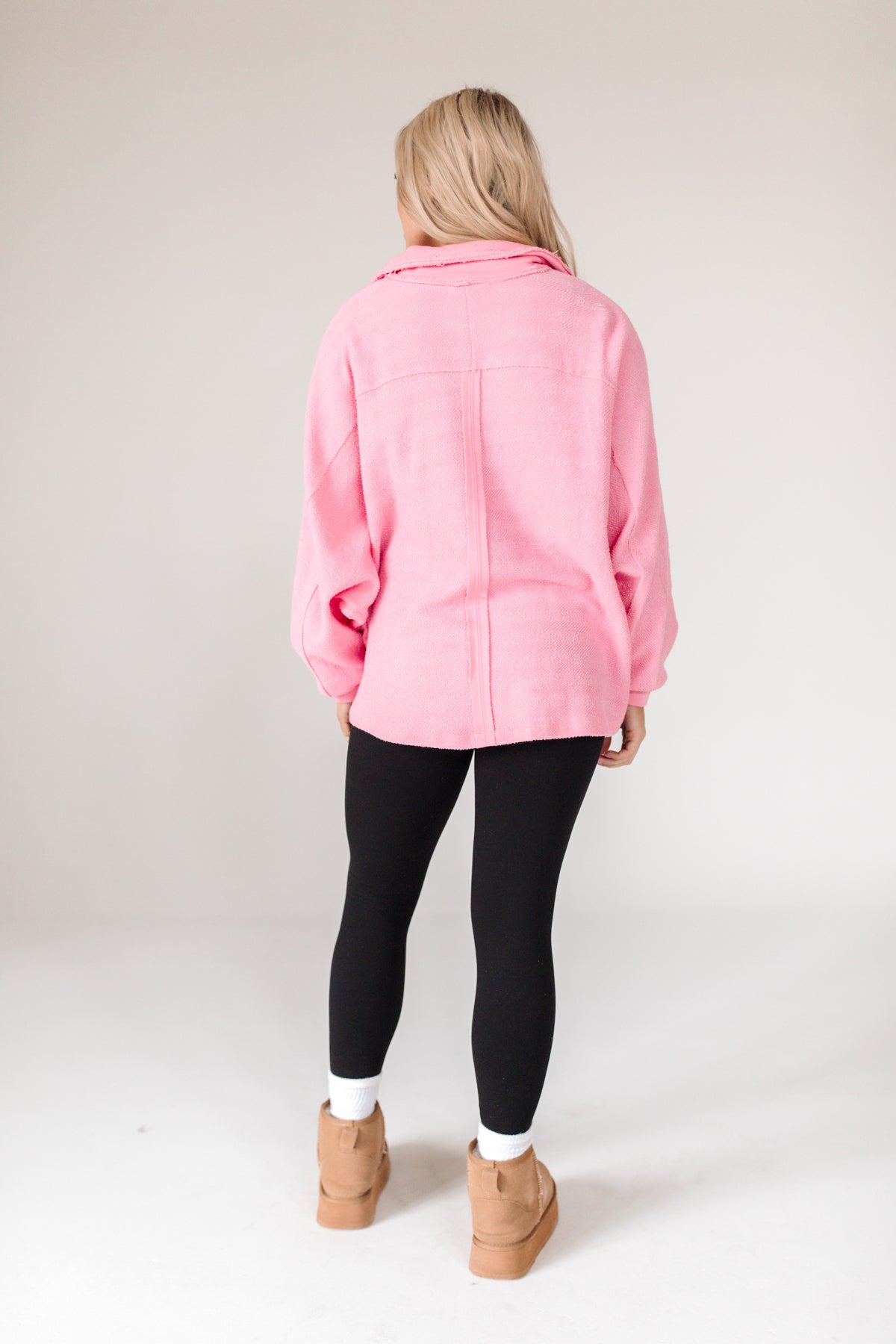 Willow Oversized Bubblegum Top, alternate, color, Bubblegum