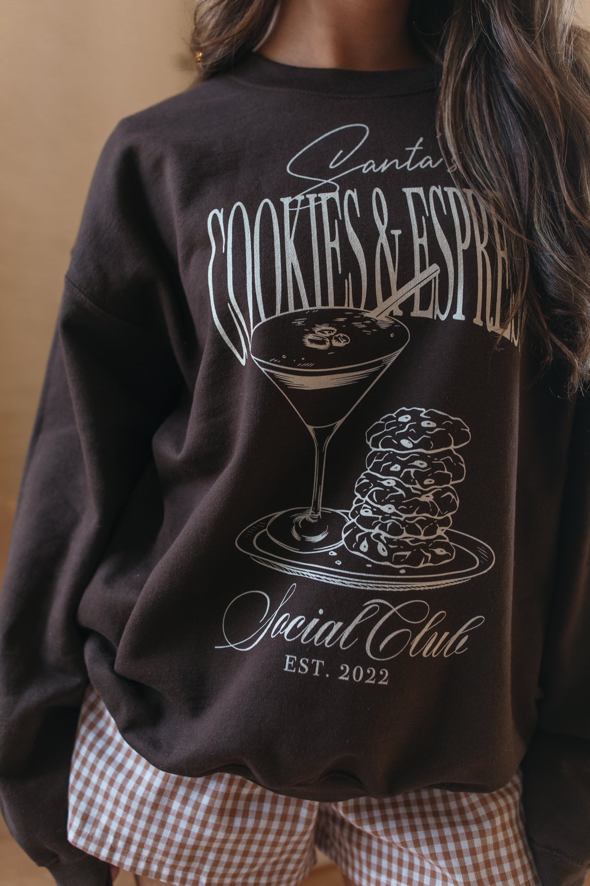 Cookies & Espresso Sweatshirt, alternate, color, Chocolate