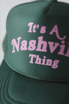Nashville Thing Trucker Hat, product video thumbnail