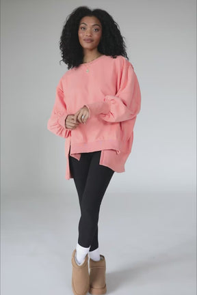 Journee Coral Sweatshirt, product video thumbnail