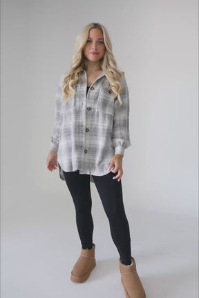 Ada Plaid Button Down, product video thumbnail