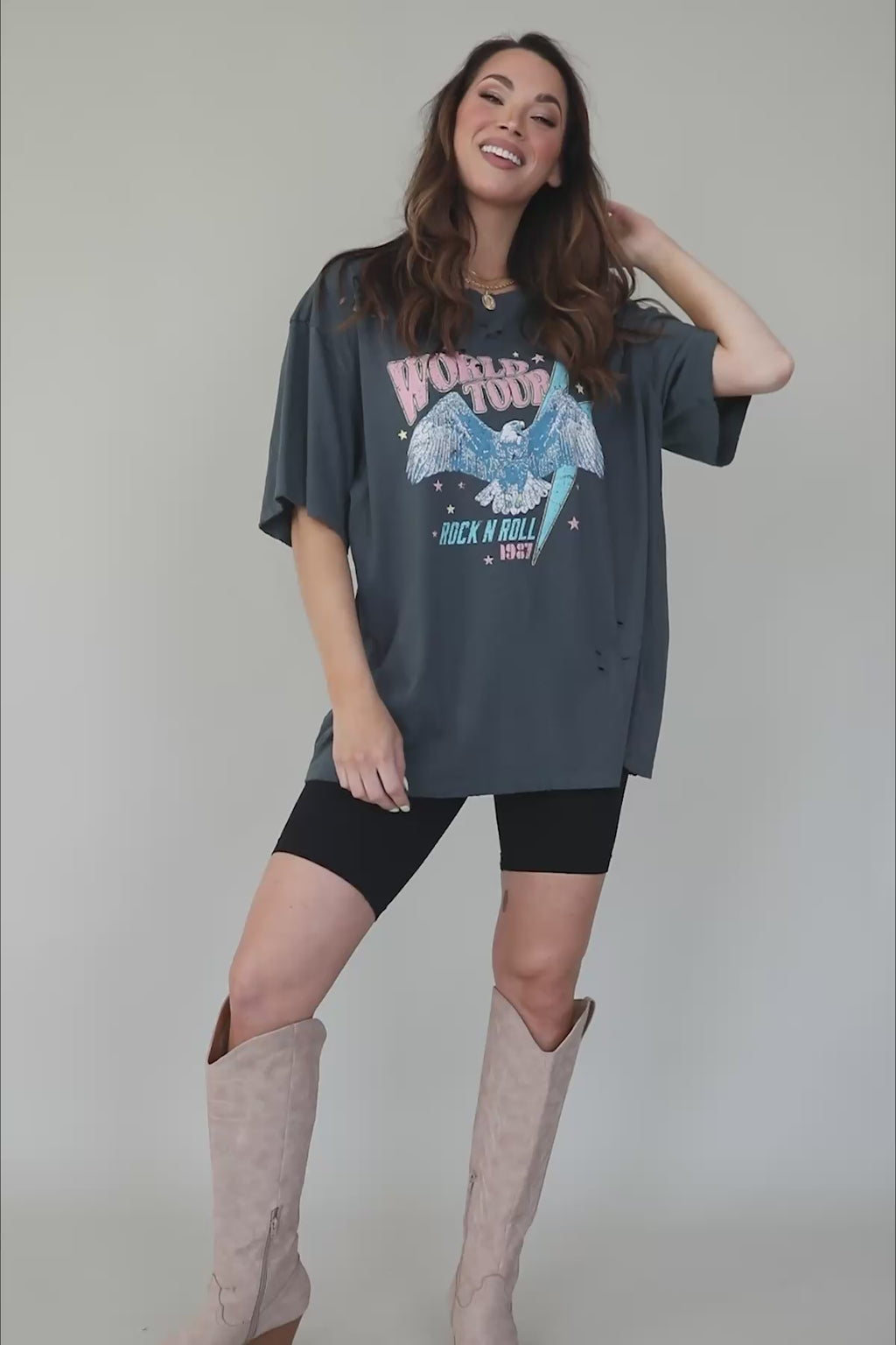 World Tour Distressed Graphic, product video thumbnail